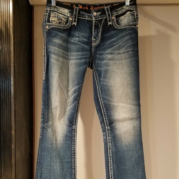 Blue Boot Cut Women's Jeans Size 26 Regular - Picture 1 of 6